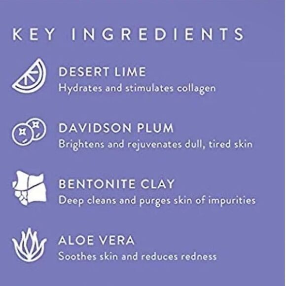 New Generation Clay Ultra Violet Brightening Purple Clay Mask 3.97 oz - Picture 4 of 9